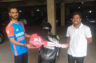 Rames with his Activa 4G