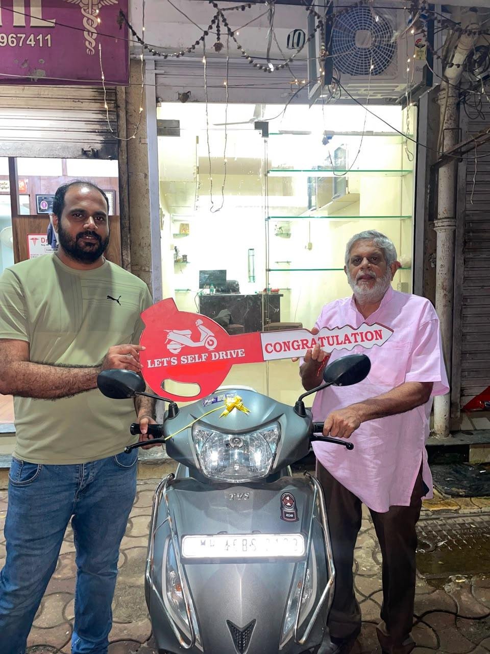 dilip with his Jupiter